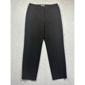 Babaton Aritzia Dress Pants Size 10 Black Flat-Front Mid Rise Straight Leg NWOT